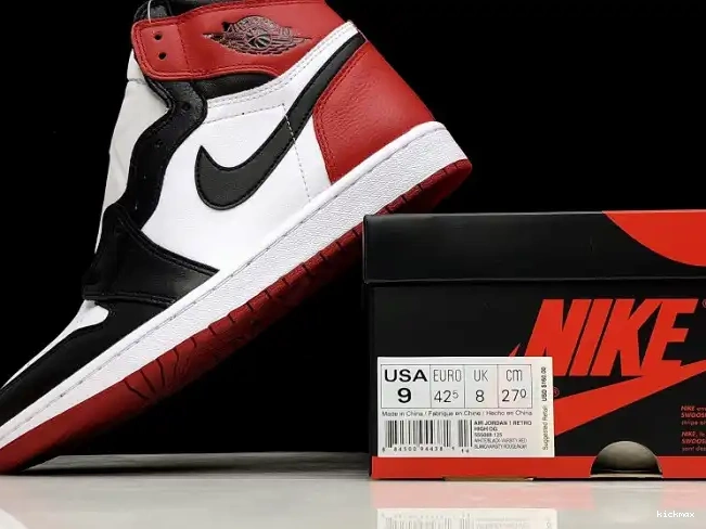 Rep MAX 555088-125 Retro Air Black 1 Toe Jordan 0406